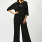 Silky Knit & Memory Culotte Jumpsuit 253081