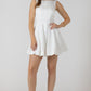 THE LIBBY FIT AND FLARE MINI  DRESS