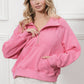 THE KRISTI HALF ZIP UP SWEATSHIRT