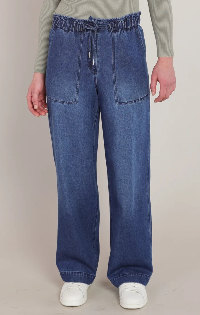 THE ASHFORD WIDE LEG DENIM PANT