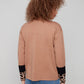 CASS MOCK NECK SWEATER W/CONTRAST
