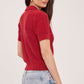TATUM COLLARED KNIT TOP