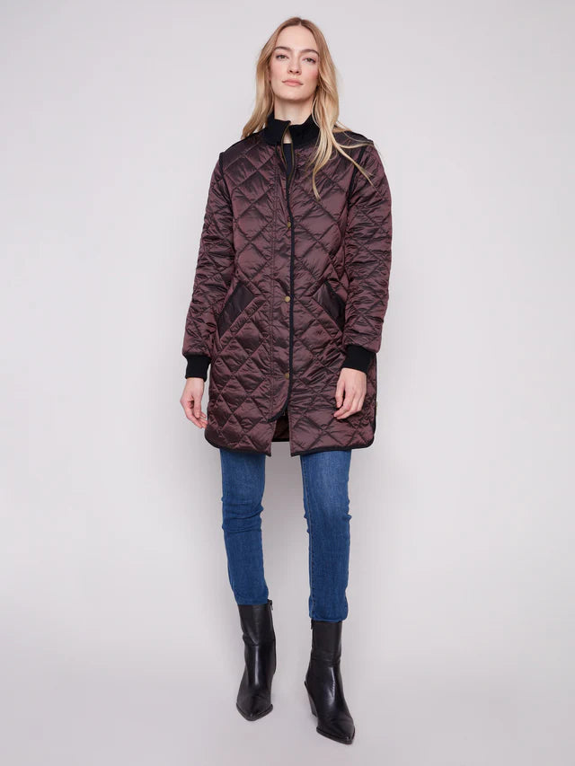 CRAY LONG QUILTED JACKET C6253