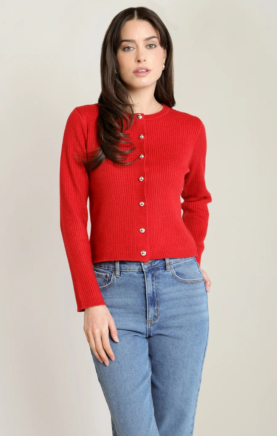 THE JULIE BUTTON DOWN CARDIGAN