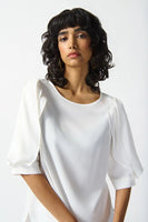 GEORGETTE STATEMENT SLEEVE TOP 242061