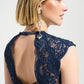 RIBKOFF GUIPURE SOUTACHE TRUMPET DRESS