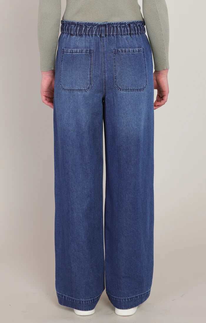THE ASHFORD WIDE LEG DENIM PANT