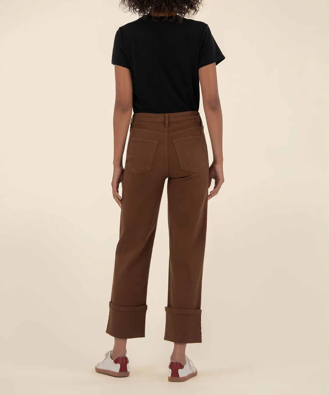 SIENNA HIGH RISE STRAIGHT LEG ROLL UP