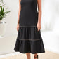 THE GABBY SLVLESS V NECK DRESS