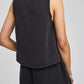 BREANNA GAUZE BUTTON UP TANK