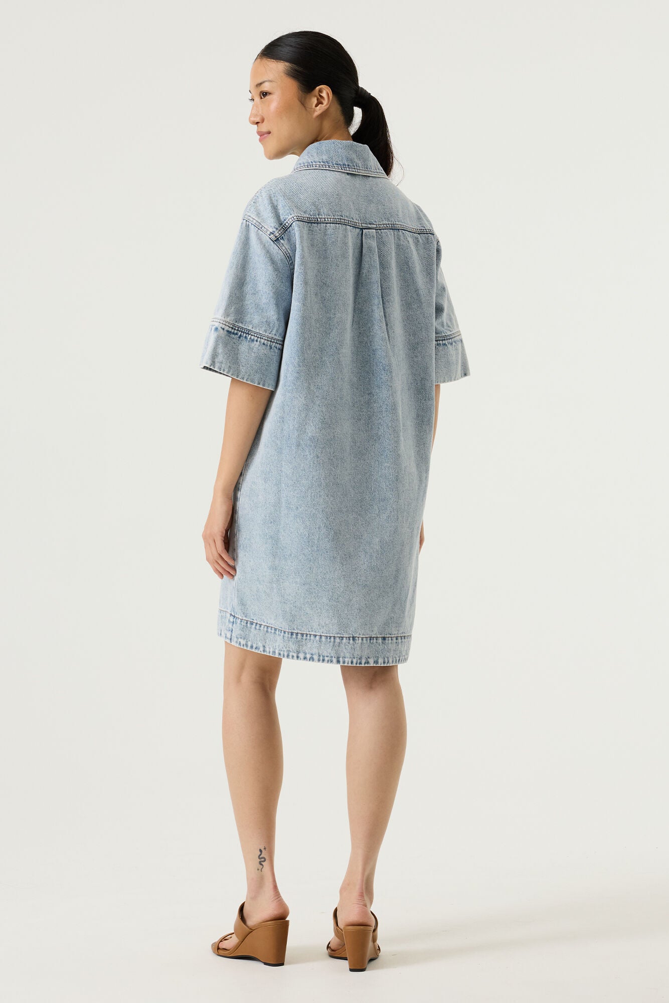 THE LETTIE  DENIM DRESS