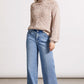 TRIBAL FUNNEL NECK OVERSIZE SWEATER 5583O