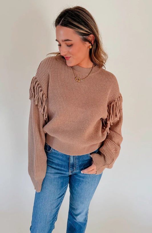 ON THE FRINGE SWEATER ZW244304