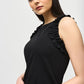 SCUBA CREPE SLEEVELESS STRAIGHT DRESS 242115