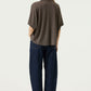 THE LUE BUTTON UP S/S TOP