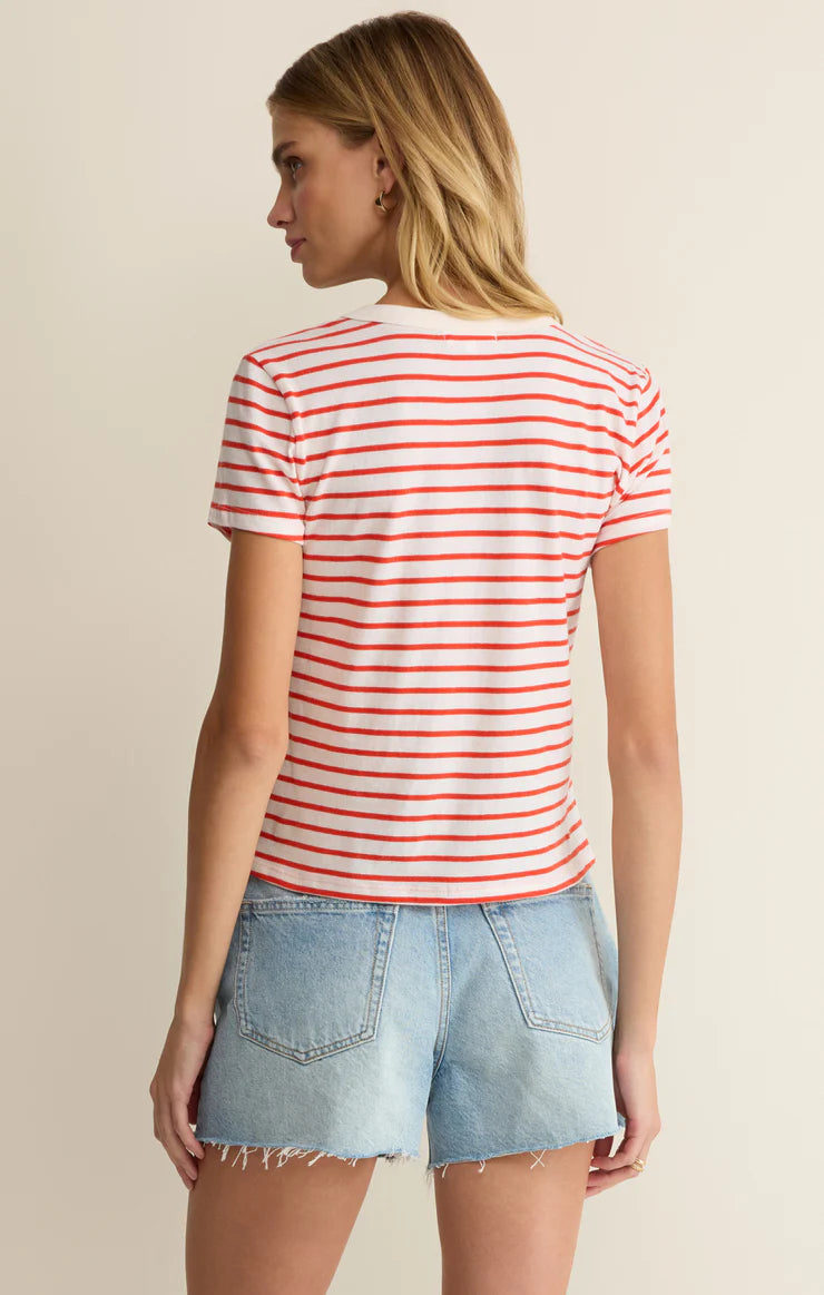 JUNIE STRIPED TEE