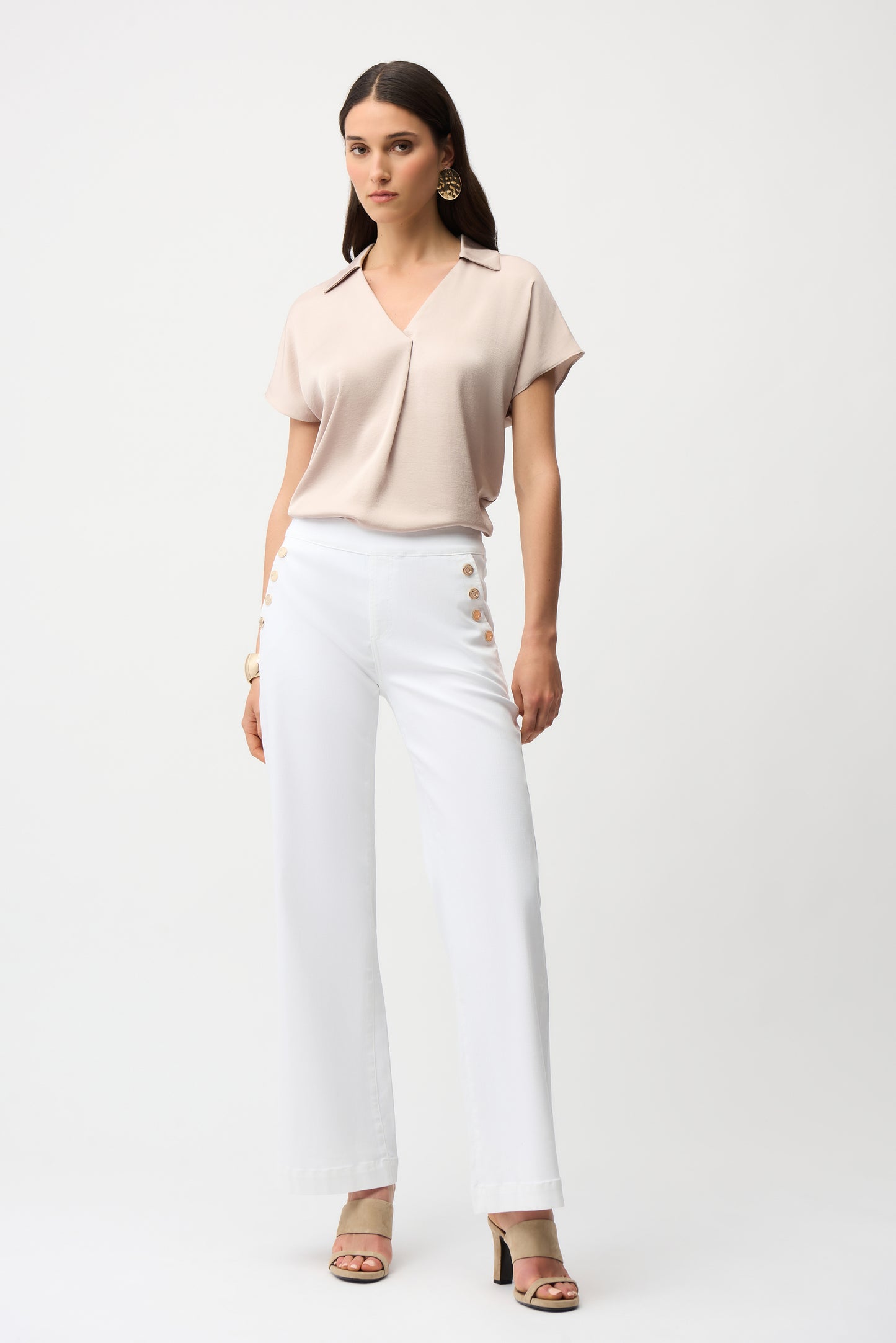 COLLARED RELAXED FIT PULLOVER