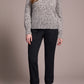 LONG SLEEVE MOCK NECK SWEATER