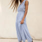 ALESSI LINEN BLEND MAXI DRESS
