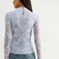 JESS LONG SLV MESH TOP