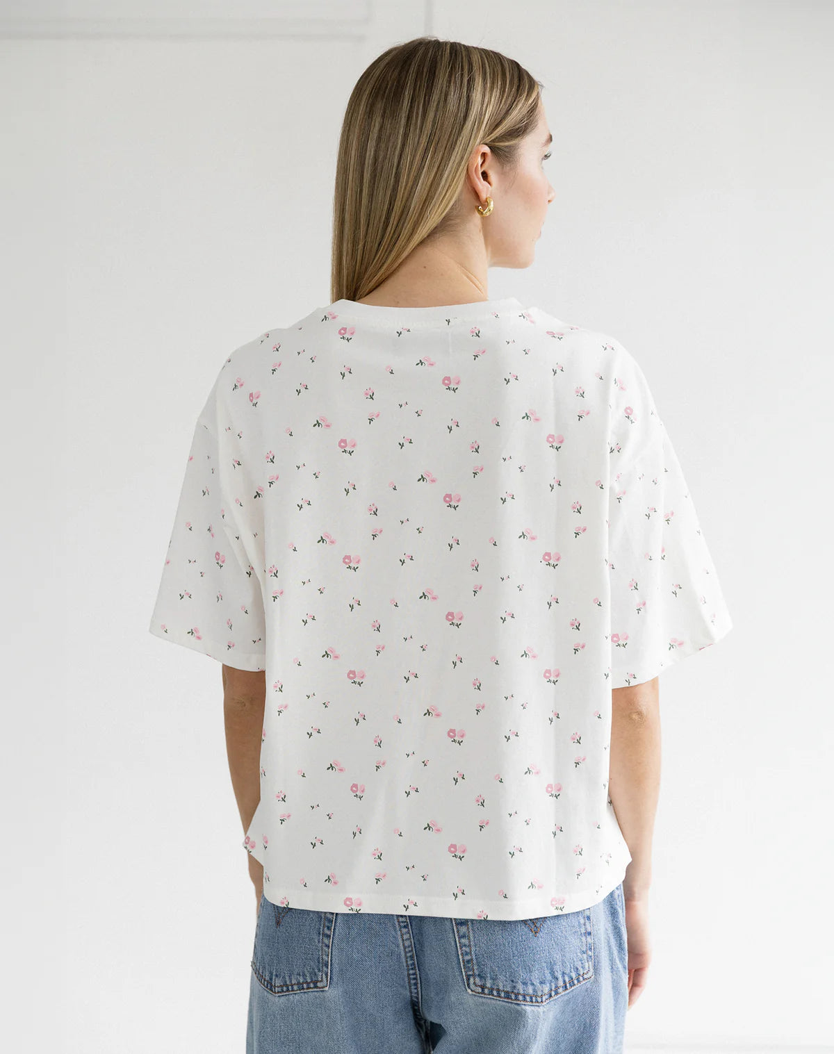 FLORAL BOXY TEE