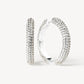 HILLBERG AND BERK LARGE SPARKLE HOOPS
