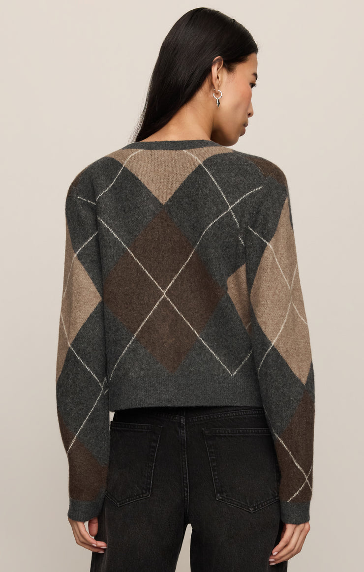 MEDINA ARGYLE CARDIGAN