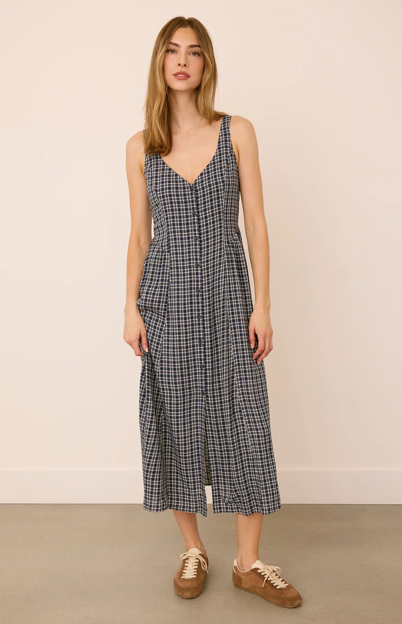 ASTORIA CHECKED DRESS