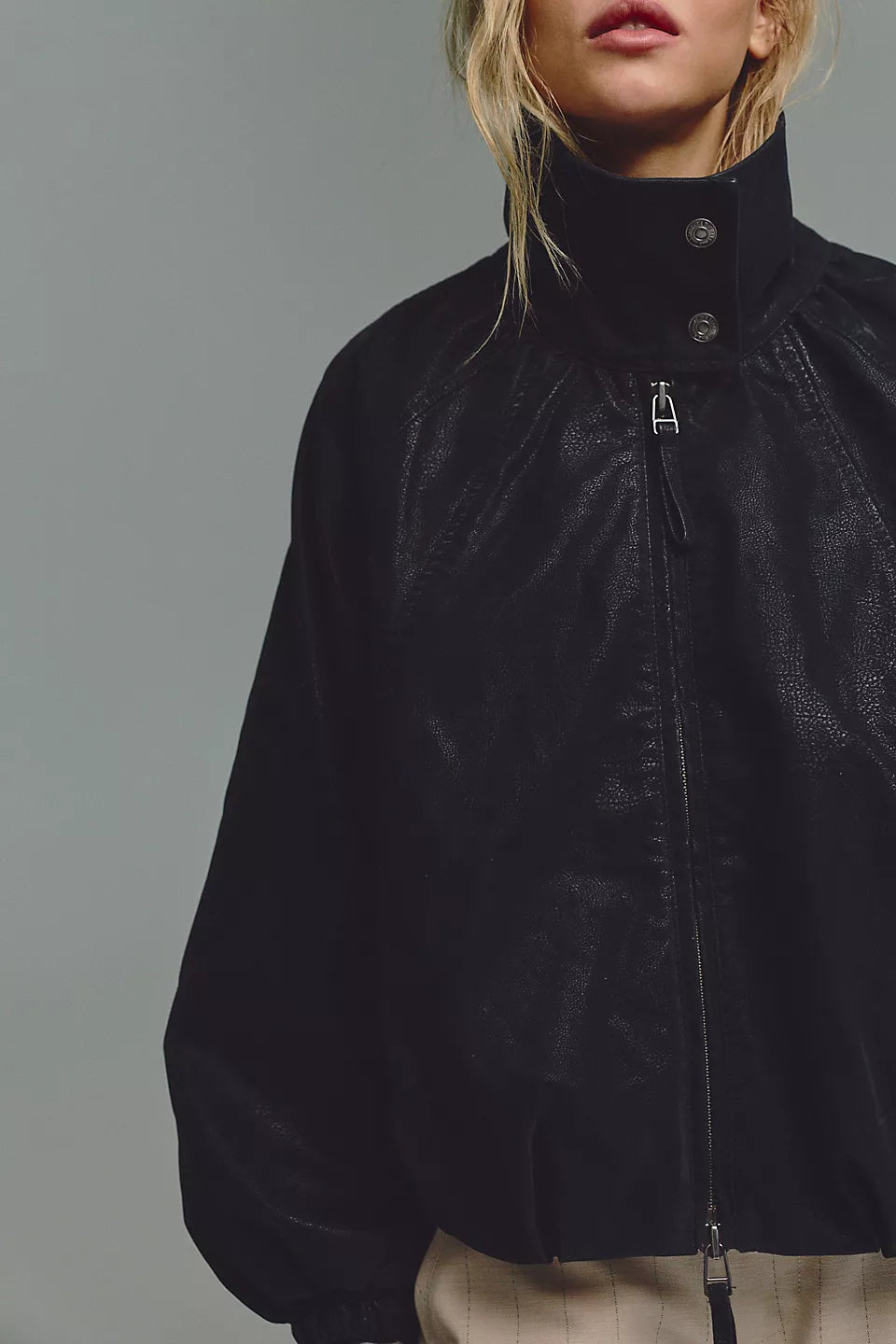 CHELSEA VEGAN SUEDE JACKET