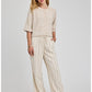FINLEY STRIPED LINEN BLEND PANT