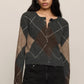 MEDINA ARGYLE CARDIGAN