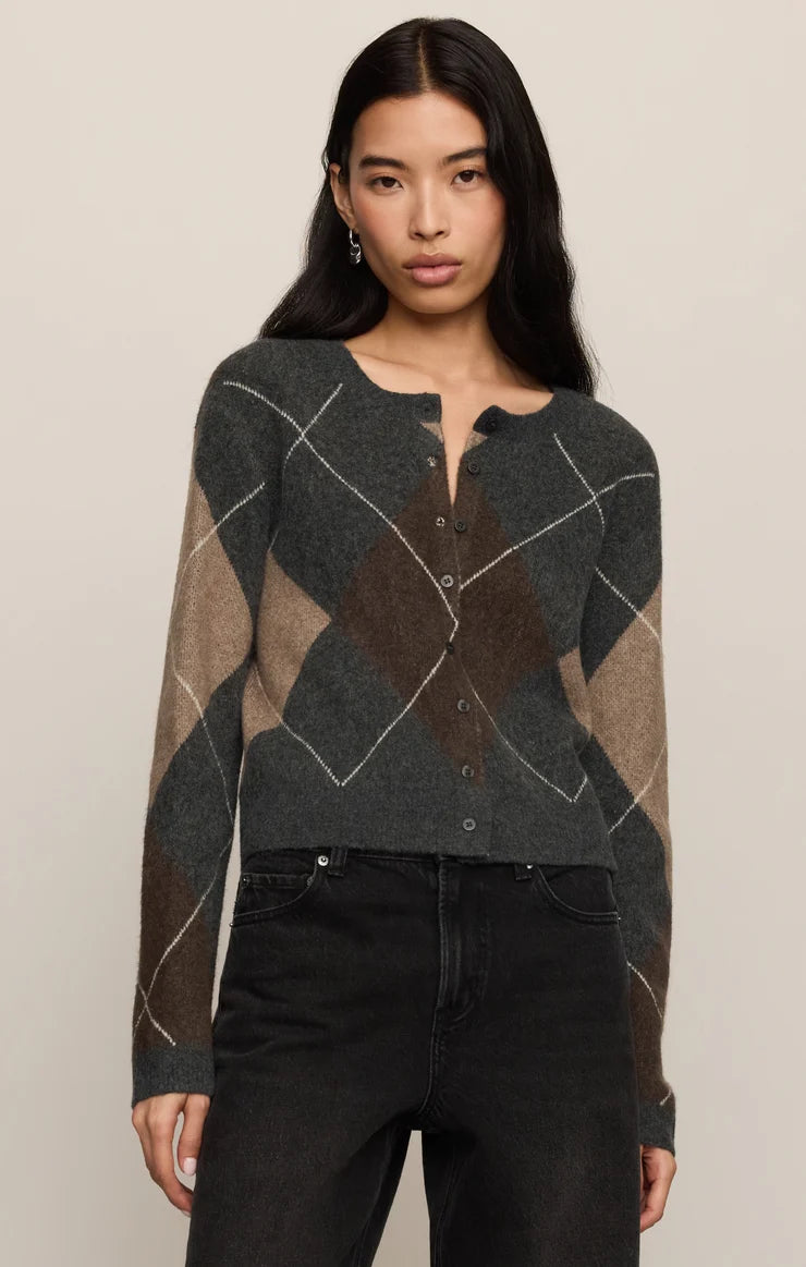 MEDINA ARGYLE CARDIGAN