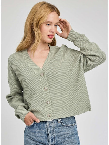 JOYCE BUTTON CARDIGAN