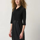 JOSEPH RIBKOFF FAUX LEATHER COCOON DRESS 233091