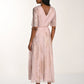 PLEATED SHORT SLEEVE DRESS 268305