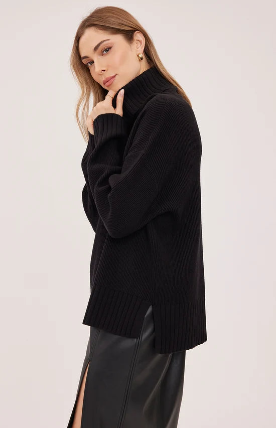RUNA FUNNEL NECK SWEATER