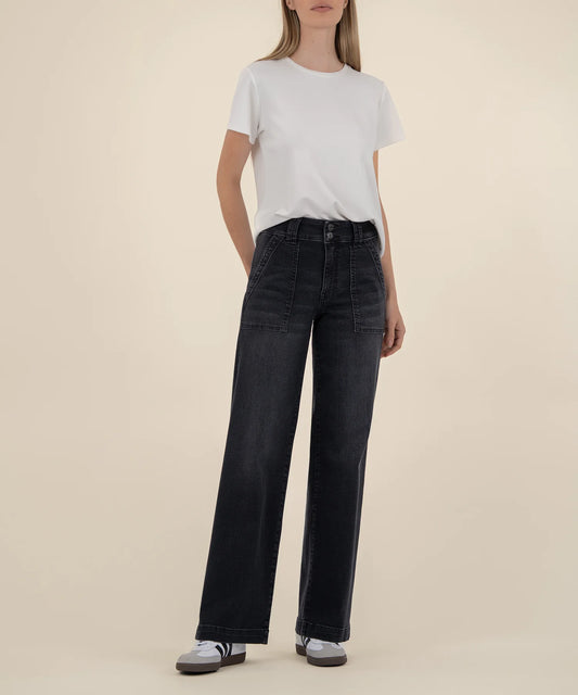JODI HIGH RISE STRAIGHT LEG FRONT POCKET
