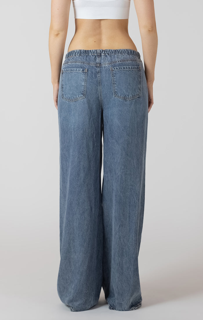 THE BRILEY DRAWSTRING DENIM PANT