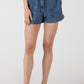 THE LYRA DRAWSING DENIM SHORTS