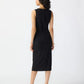 SILKY KNIT SLEEVELESS SHEATH DRESS 241205