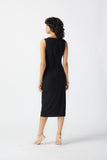 SILKY KNIT SLEEVELESS SHEATH DRESS 241205