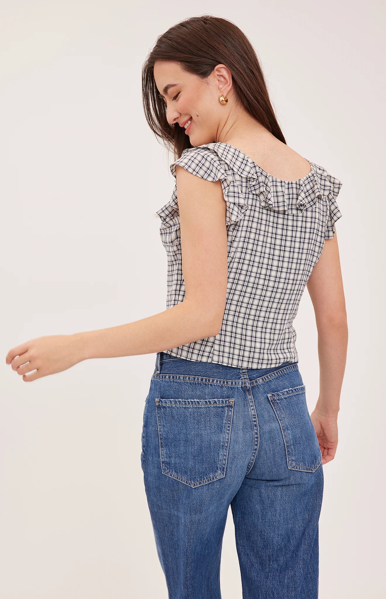 AINSLEY RUFFLE TOP