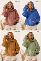 AMAYA OVERSIZED HALF ZIP HOODIE IP8347