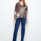 CARTER REVERSIBLE FLORAL SWEATER