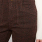 CECE CROPPED WIDE LEG TWILL PANTS