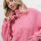 THE KRISTI HALF ZIP UP SWEATSHIRT