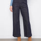 CECE CROPPED WIDE LEG TWILL PANTS