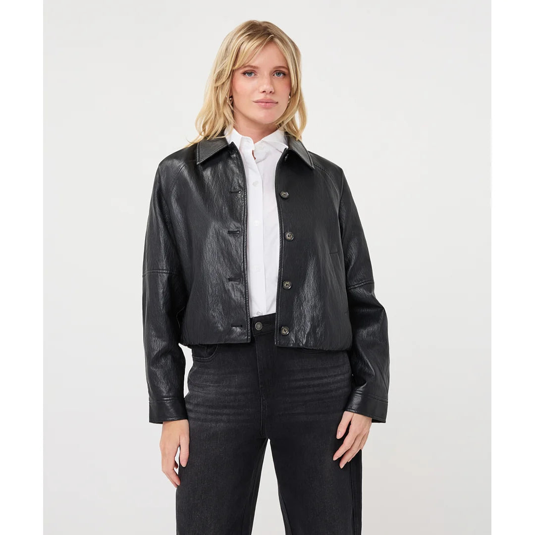 EMERSYN PU CRINKLE JACKET