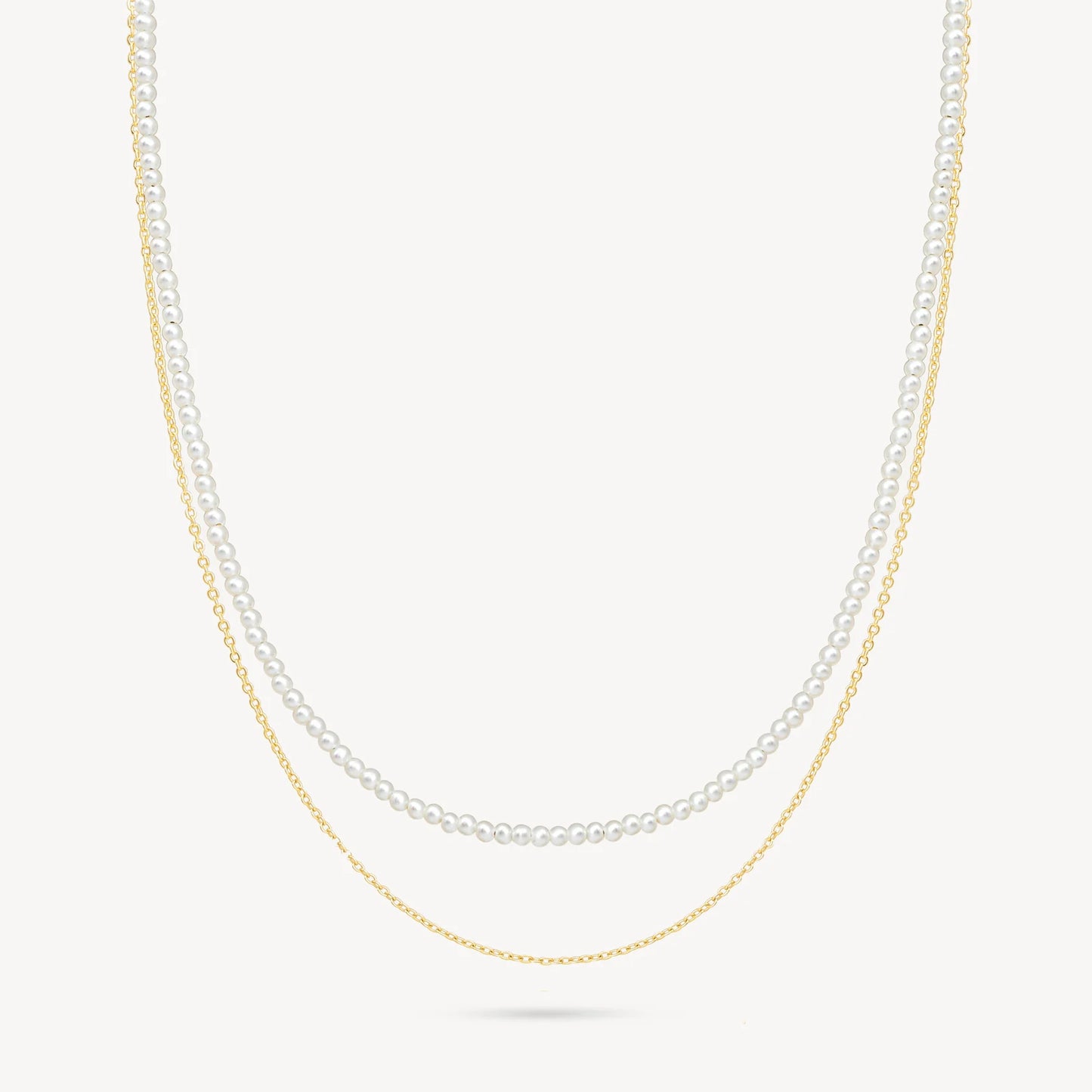 HILLBERG AND BERK DOUBLE LAYER PEARL NECKLACE