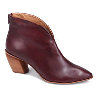 JOVIE LEATHER HEELED ANKLE BOOT